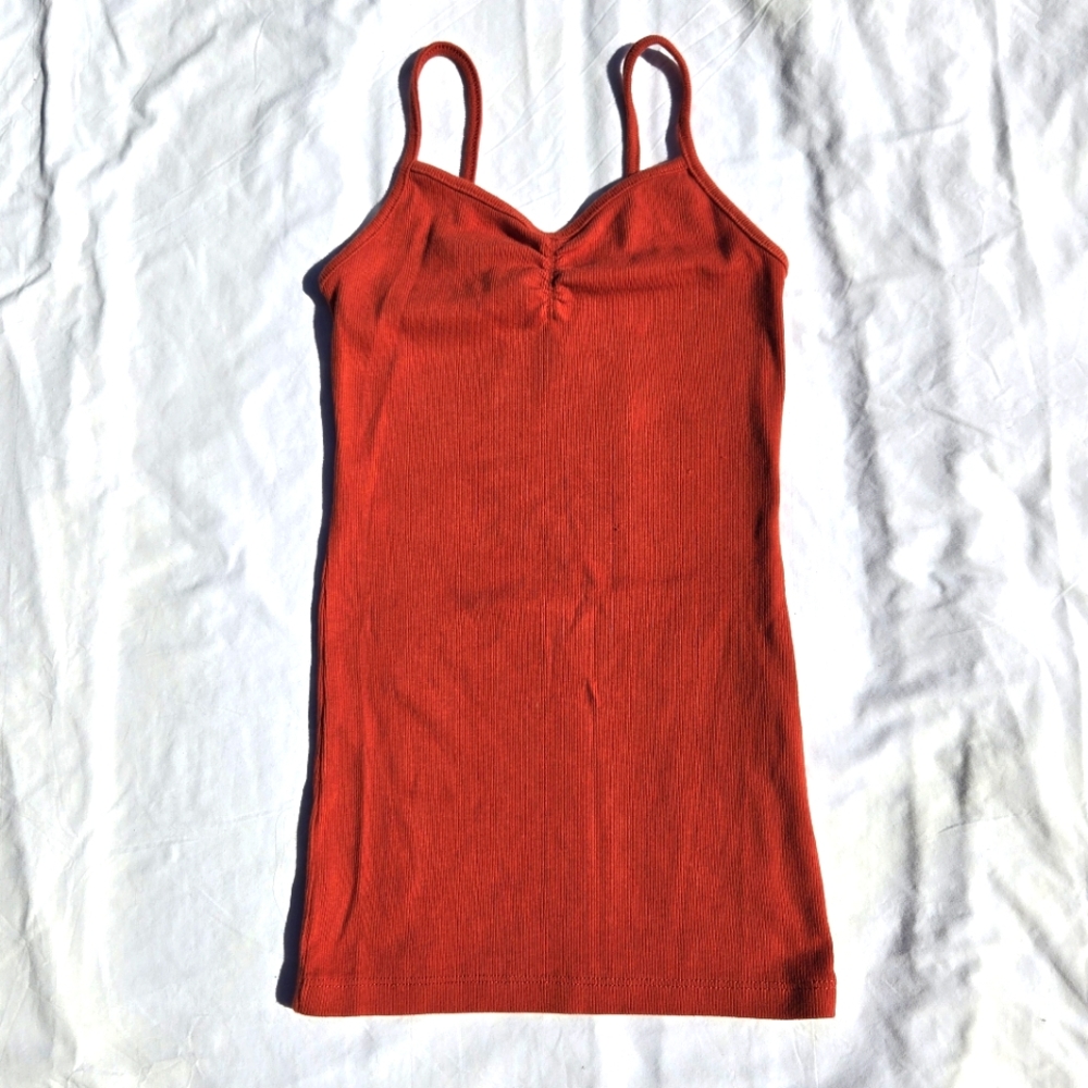 Orange tank top